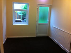 Photo - Room re-plastered, painted and carpeted as part of a full property refurbishment in Preston