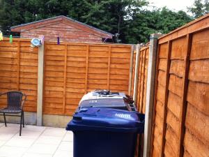 Photo - Replacement fence panels fitted in a Penwortham garden following storm damage
