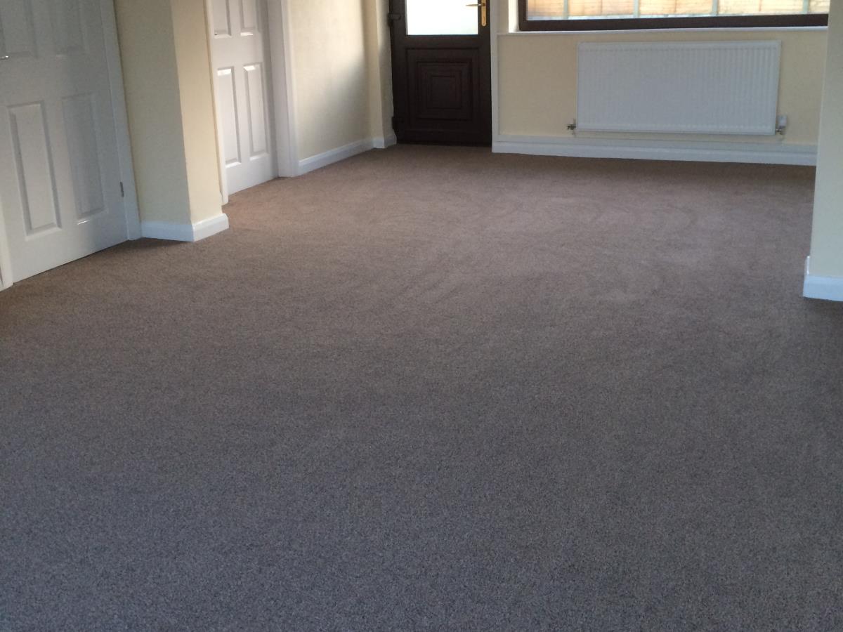 Photo - Large lounge and dining room carpet fitted to a home in Lostock Hall, Preston