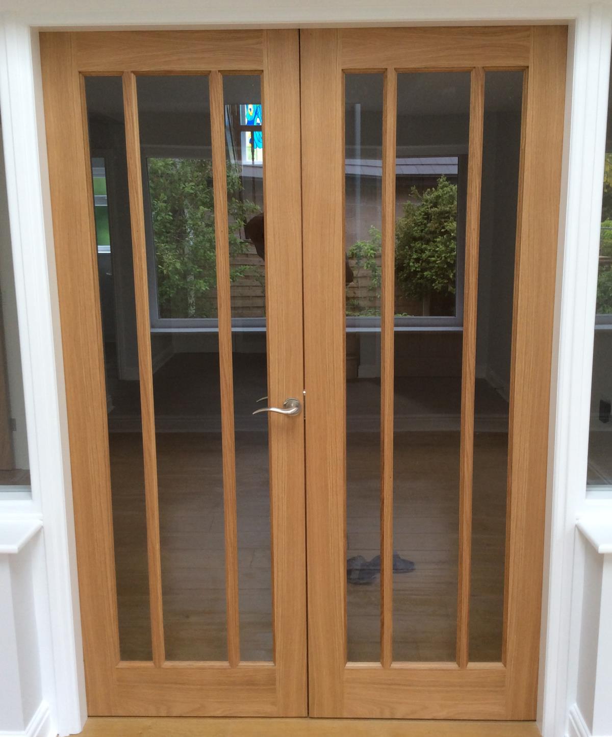 Photo - New interior doors to open walk-through including glass and framework in Arnside.